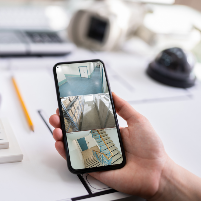 New Orleans security camera feed on cell phone